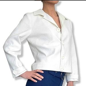 Vintage Taileur Platinum by Barrie Pace white Jacket Size M